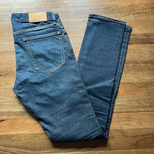 Medium dark wash tailored fit Bonobos jeans - 31x34 - like new, never worn